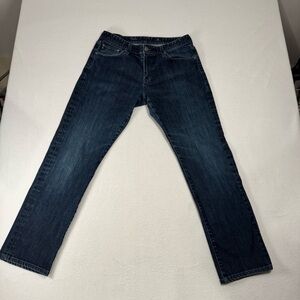 Ag Adriano Goldschmied Dark Blue Straight Jeans